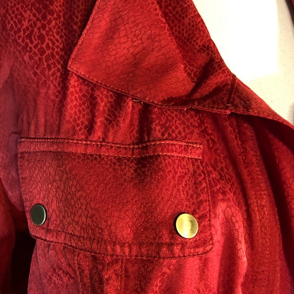 Chicos tangerine textured Adirondack jacket - Picture 3 of 8